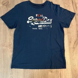 Superdry Men's Navy Blue T-Shirt